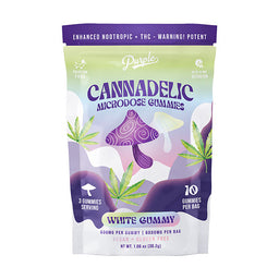Purple - Cannadelic Microdose Mushroom - Gummies & Edibles (600mg x 10) - MK Distro
