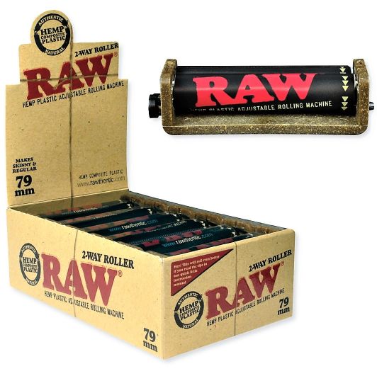 Raw - 2-way Rolling Machine - (79mm) - (Box of 12)