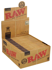 RAW - Classic King Size Slim - Rolling Papers (50 x 32 Papers) - MK Distro