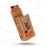 Raw - Classic Guarana Caffeine  Infused - Blunt/Hemp Wraps (25 Packs x 5 Wraps)