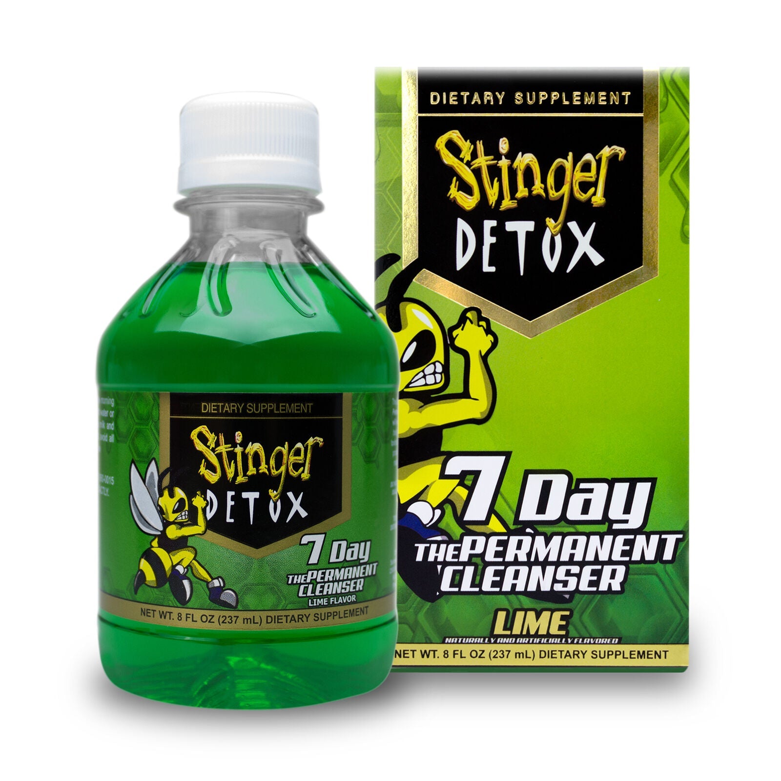 Stinger Detox - 5X 7 Day Extra Strength The Permanent Cleanser - Detox (8oz, 237ml) - MK Distro