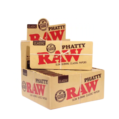Raw - Classic Phatty - Rolling Papers (24 Pack x 32 Papers) - MK Distro