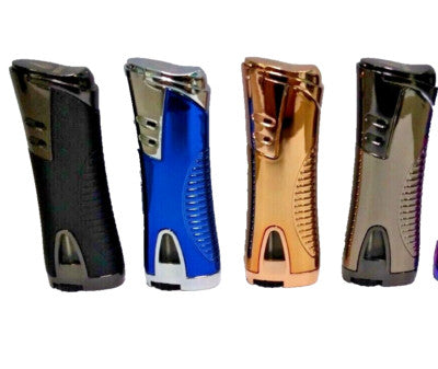 Scorch Torch Single Flame AeroDynamic Design (61776-1) - Torch Lighters (Display of 12) - MK Distro