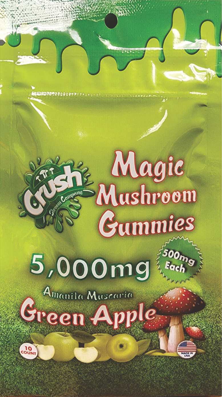 Crush Magic Mushrooms - Nootropic Gummies (500mg) (10ct)