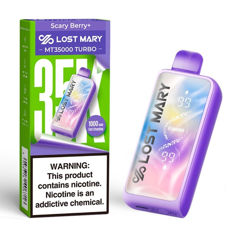 Lost Mary MT35000 Turbo - Disposable Vapes (5% - 35,000 Puffs) - Box of 5 - MK Distro