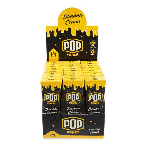 POP Cones - Unbleached 1 1/4 Size - Cones (24 Packs x 6 Cones) - MK Distro