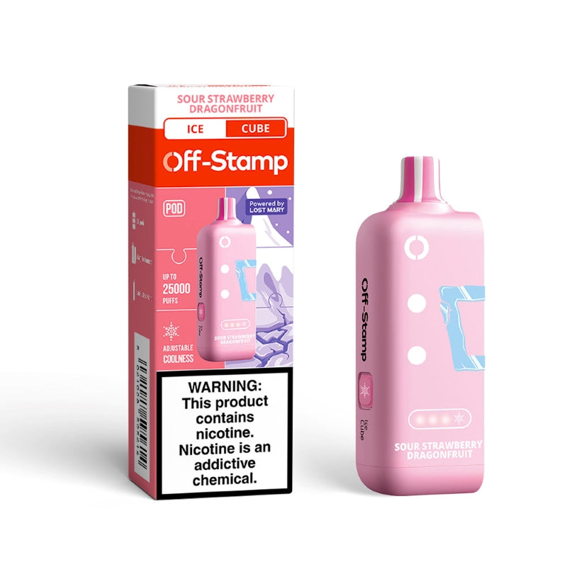 Off Stamp Cube Pod - Disposable Vapes (5% - 25,000 Puffs) - Box of 5 - MK Distro