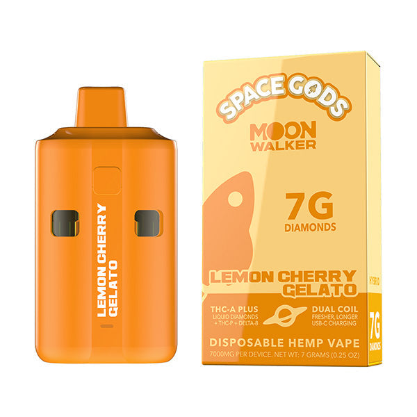 Space Gods - Moon Walker (THCA + Liquid Diamonds + THCP + D8) - Delta Disposables (7g) - MK Distro