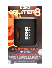 Ocho Extracts - Obliter8 (D6 + D8 + D9 + THC-X + THC-B + THC-H + THC-JD + THC-P) - Hemp Disposables (4.5g x  6) - MK Distro