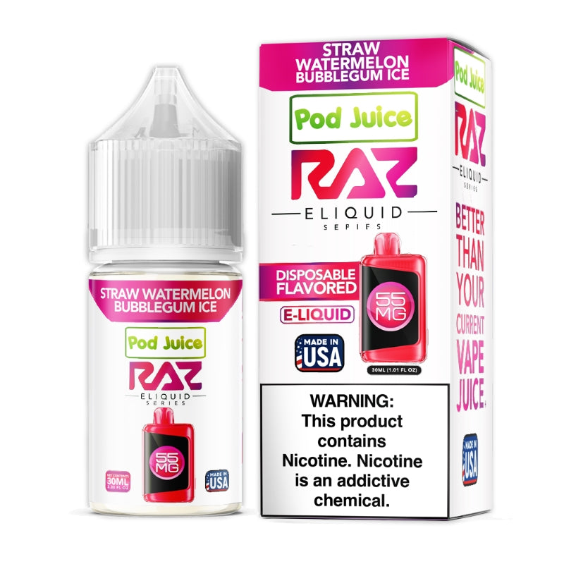 Raz x Pod Juice Salts - Salt Nic E-Liquid (30mL) - MK Distro