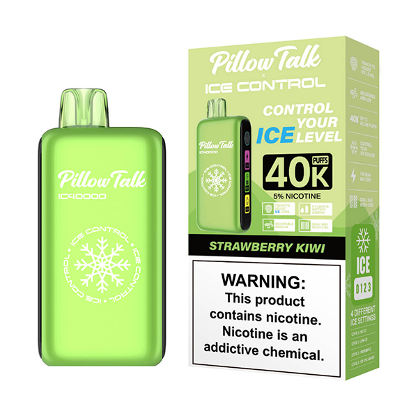 Pillow Talk Ice Control IC40000 - Disposable Vape (5% - 40,000 Puffs) - Box of 5 - MK Distro