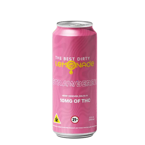 The Best Dirty Lemonade - D9+10mg THC Infused Drinks - Pack of 4