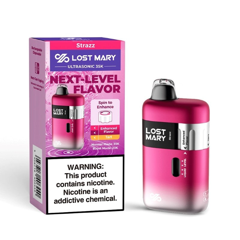 Lost Mary Ultrasonic - Disposable Vapes (5% - 35,000 Puffs) - Box of 5( SALE ONLY OUT OF TEXAS)