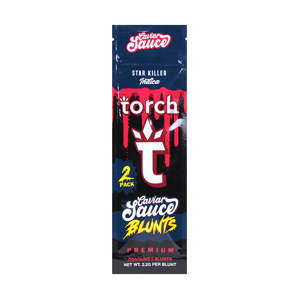 Torch - Caviar Sauce Blunts (THC-A) - Hemp Pre-Rolls (2.2g per pack) - MK Distro
