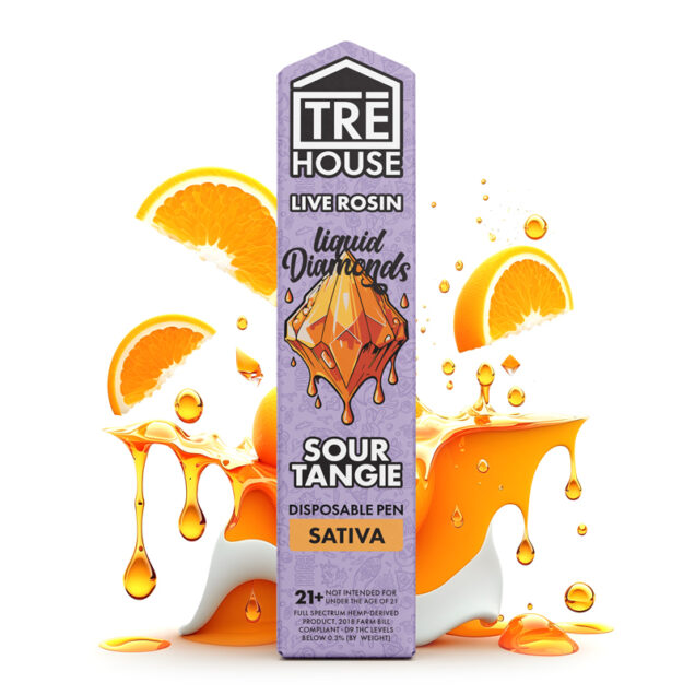 Tre House - Live Rosin Liquid Diamonds (D8+D9+D10+HHC+THCP) - Hemp Disposable (2g x 10) - MK Distro