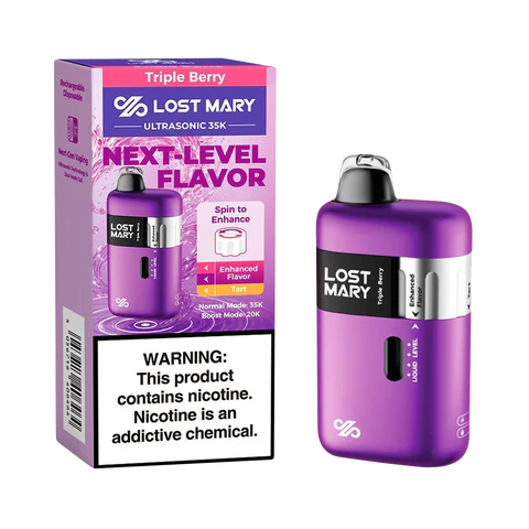 Lost Mary Ultrasonic - Disposable Vapes (5% - 35,000 Puffs) - Box of 5( SALE ONLY OUT OF TEXAS)