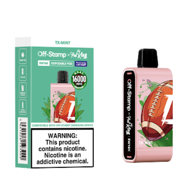 Off Stamp x Pod King SW16K - Disposable Pod (5% - 16,000 Puffs) - Single - MK Distro