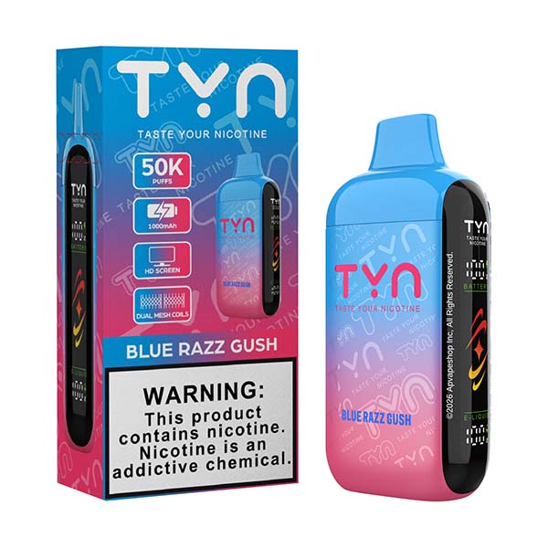 TYN 50K - Disposable Vape (5%) (Single) TX Compliant - MK Distro