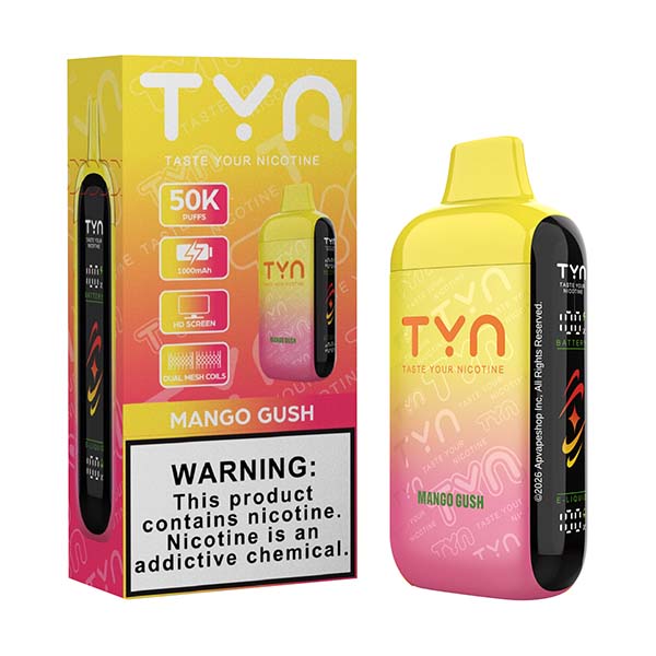 TYN 50K - Disposable Vape (5%) (Single) TX Compliant - MK Distro