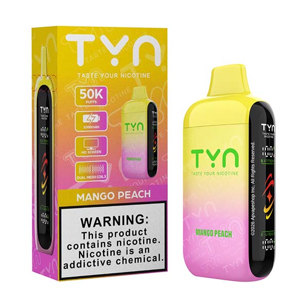 TYN 50K - Disposable Vape (5%) (Single) TX Compliant - MK Distro