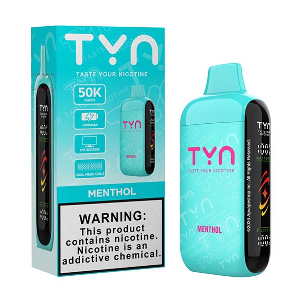 TYN 50K - Disposable Vape (5%) (Single) TX Compliant - MK Distro