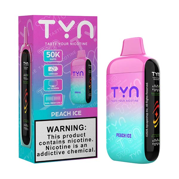 TYN 50K - Disposable Vape (5%) (Single) TX Compliant - MK Distro