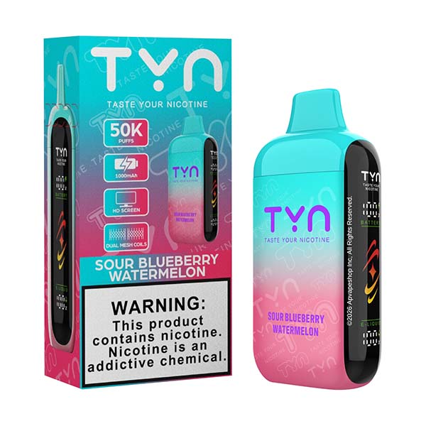 TYN 50K - Disposable Vape (5%) (Single) TX Compliant - MK Distro