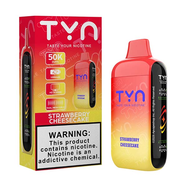 TYN 50K - Disposable Vape (5%) (Single) TX Compliant - MK Distro