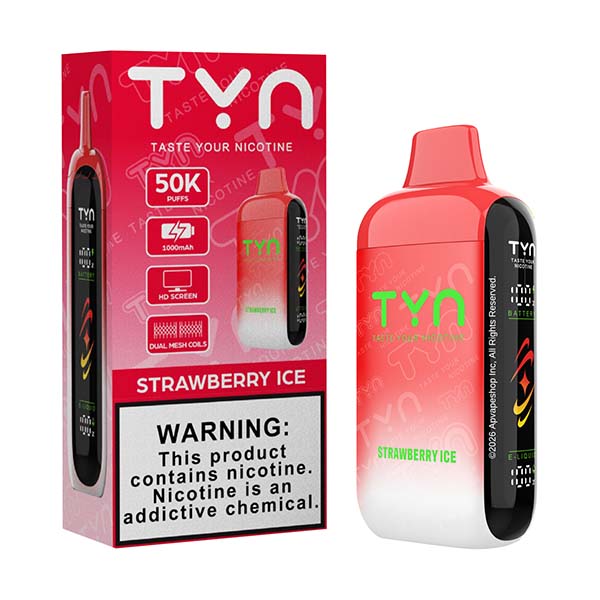TYN 50K - Disposable Vape (5%) (Single) TX Compliant - MK Distro