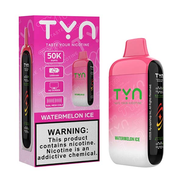 TYN 50K - Disposable Vape (5%) (Single) TX Compliant - MK Distro