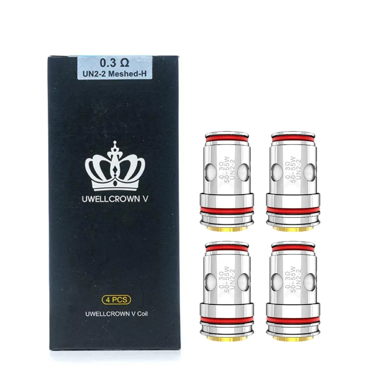 Uwell - Crown V Replacement Coils (4pcs) - MK Distro