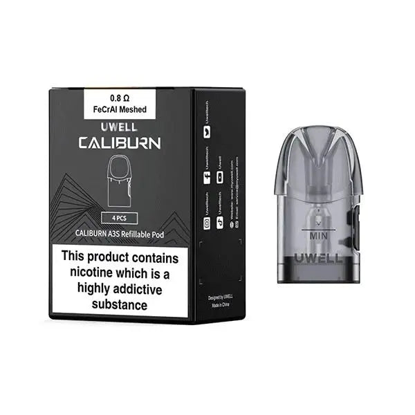 Uwell - Caliburn A3S Refillable Pods (4pcs) - MK Distro