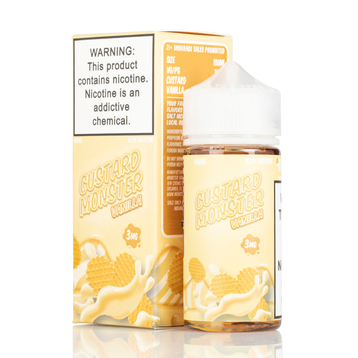 Custard Monster - Premium E-Liquid (100mL) - MK Distro