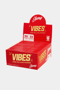 Vibes - King Size Hemp - Rolling Papers (50 x 33 Papers)