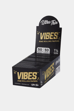 Vibes - 1 1/4 Size Ultra Thin - Rolling Papers (50 x 50 Papers) - MK Distro