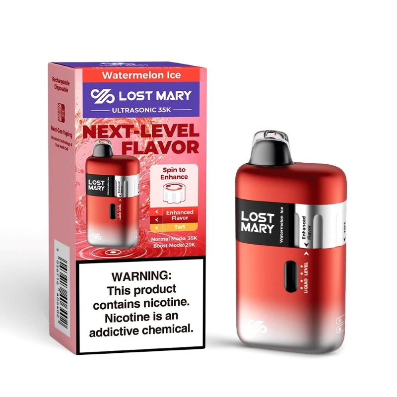 Lost Mary Ultrasonic - Disposable Vapes (5% - 35,000 Puffs) - Box of 5( SALE ONLY OUT OF TEXAS)