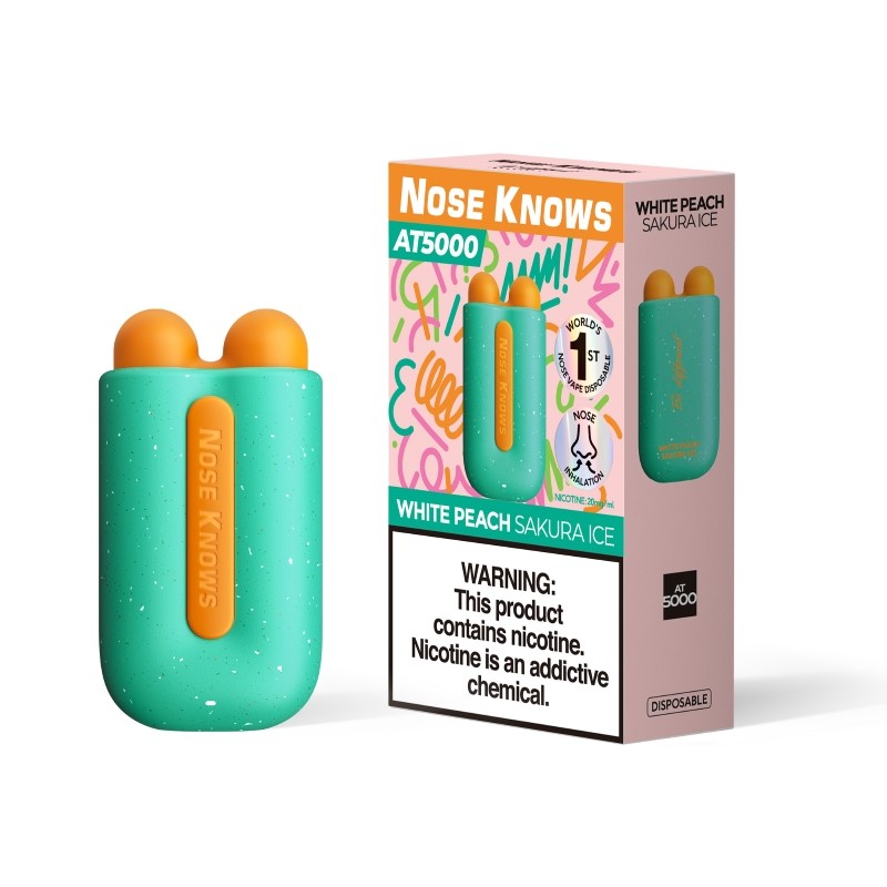 Nose Knows AT5000 - Disposable Vape (2% - 5,000 Puffs) - Box of 5 - MK Distro