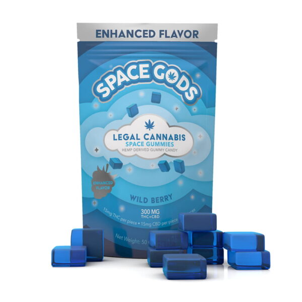 Space Gods D9 + CBD - Hemp Gummies (30mg x 10) (Box of 10) - MK Distro