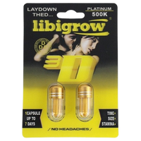 LIBIGROW 3D PLATINUM 500K DOUBLE PACK MALE ENHANCEMENT CAPSULES - MK Distro