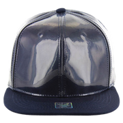 Adjustable Baseball Hat - Transparent Waterproof (Navy) - MK Distro