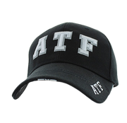 Adjustable Baseball Hat  - ATF (Solid Black) - MK Distro