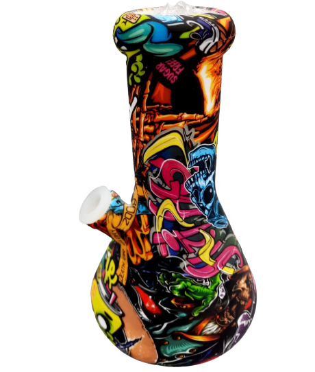 Silicone Pipe - N021 (8 x 5in) - MK Distro