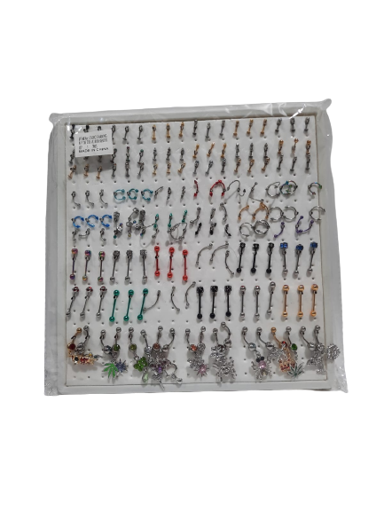 REFILL TRAY BODY JEWELRY 162PC - MK Distro