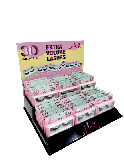 BLUE 3D LASH DISPLAY 36PCS - MK Distro