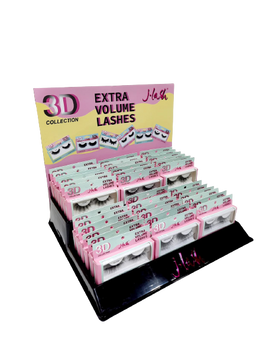 BLUE 3D LASH DISPLAY 36PCS - MK Distro