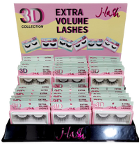 BLUE 3D LASH DISPLAY 36PCS - MK Distro