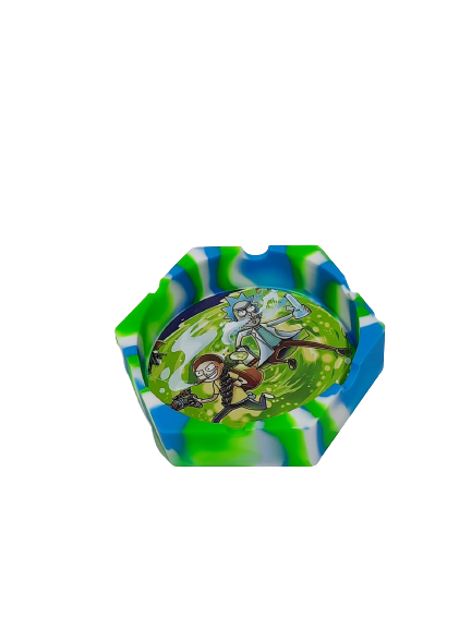 A2 ROUND SILICON ASHTRAY - MK Distro