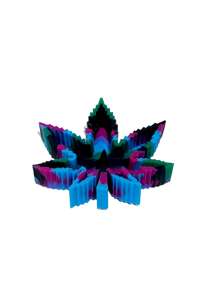 A6 LEAF SILICON ASHTRAY - MK Distro