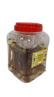 6" Gold Tobacco Novelty Pipe P-1576 (50ct Jar) - MK Distro