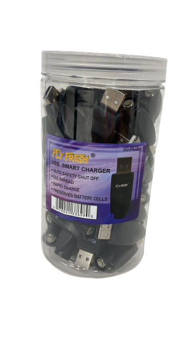 FLY FRESH -USB SMART CHARGER - 50 PCS - MK Distro